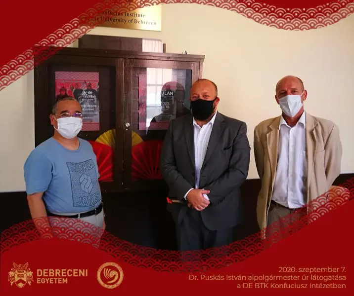 Dr. Pusk&aacute;s Istv&aacute;n a DE BTK Konfuciusz Int&eacute;zet&eacute;ben