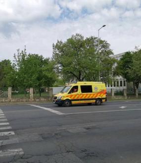 ambulance car on the road